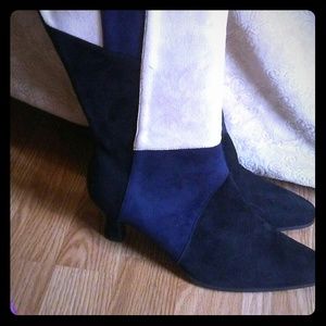 Stylish Patchwork Dress Boots